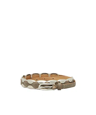 Our Legacy Billow Pin Buckle Belt In Brown