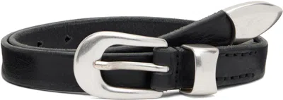 Our Legacy Black 2 Cm Belt