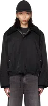 Our Legacy Black Ace Bomber Jacket In Black