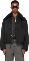 Our Legacy Black Ace Jacket In Black Aero Nylon