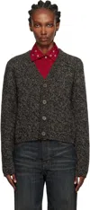 Our Legacy Academy Wool Cardigan In Gray