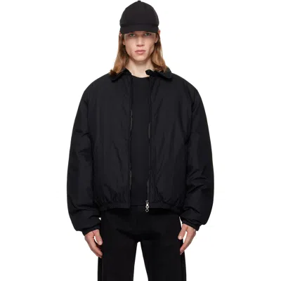 Our Legacy Black Avenue Puffa Down Bomber Jacket