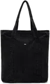 Our Legacy Black Aviation Tote In Real Black Twill