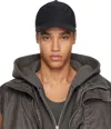 Our Legacy Black Ball Cap In Devoted Black