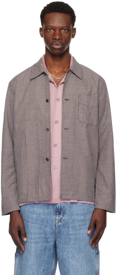 Our Legacy Black Box Shirt In French Bistro Culina
