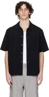 Our Legacy Black Boucle Box Shirt