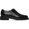 Our Legacy Black Brogue Parade Derbys In Black