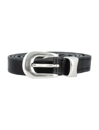 Our Legacy Black Buckle Belt
