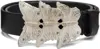 Our Legacy Butterfly-buckle Leather Belt In Black