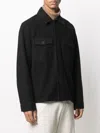 Our Legacy Evening Coach Jacket Overshirt In Black