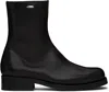 Our Legacy Round-head Short Boots In Black