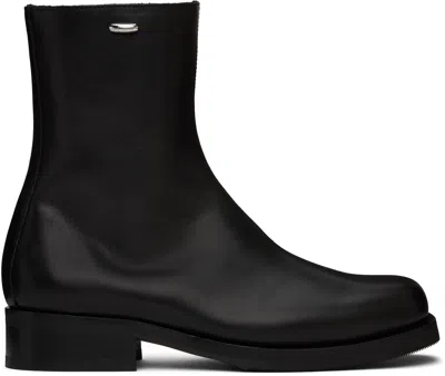 Our Legacy Round-head Short Boots In Black