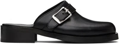 OUR LEGACY BLACK CAMION MULE LOAFERS