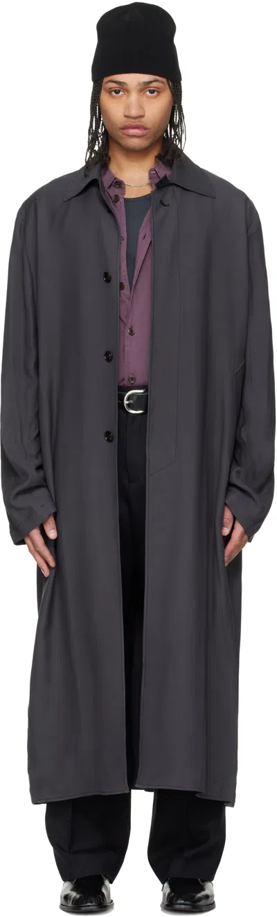Our Legacy Black Cloak Coat