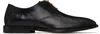 Our Legacy Black Collapsing Consultant Derbys In True Dye Black Leath