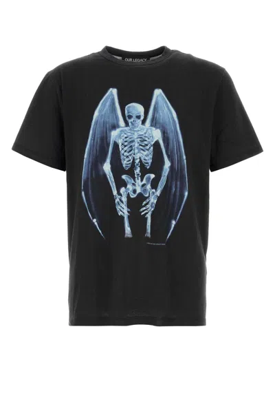 Our Legacy Mens Fallen Angel Print Graphic-print Cotton T-shirt In Multi