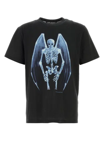 Our Legacy Mens Fallen Angel Print Graphic-print Cotton T-shirt In Multi