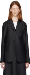 Our Legacy Black Dart Blazer In Black Wool