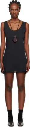 Our Legacy Black Dusk Minidress In Black