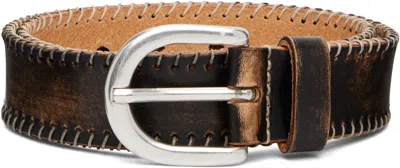 Our Legacy Black Friday Belt In Brown