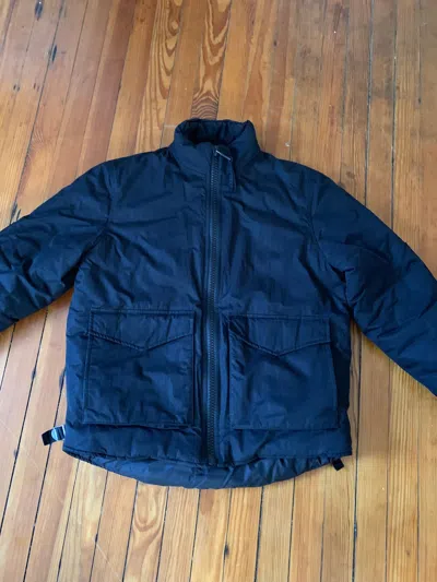 Pre-owned Our Legacy Black Funnel Puffer Jacket