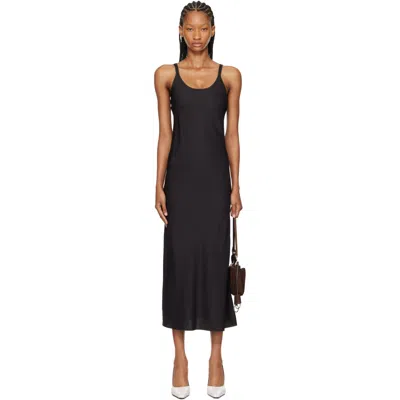 Our Legacy Black Glide Maxi Dress In Yellow