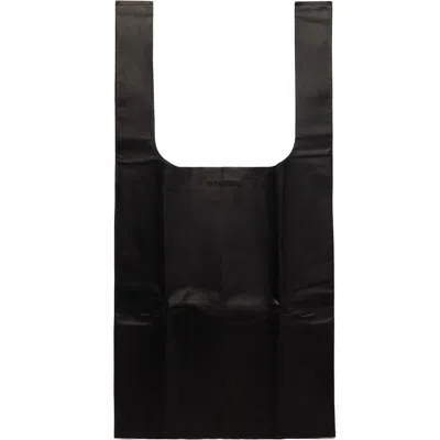 Our Legacy Black Grocery Bag Tote In Matte Black Origami