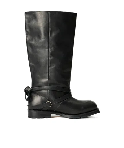OUR LEGACY BLACK HIGH-SHAFT BOOTS