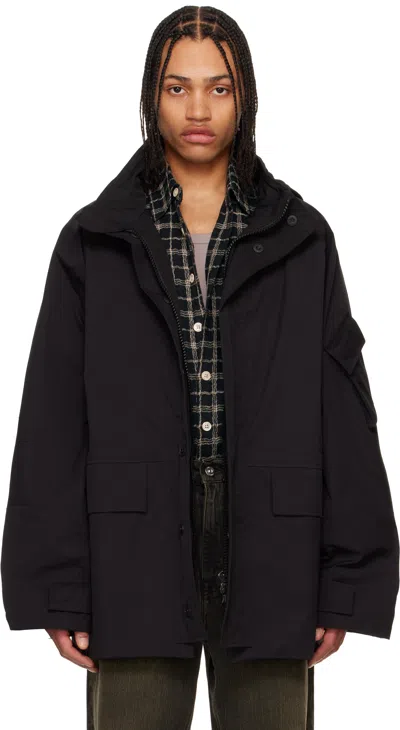 Our Legacy Black Horizon Jacket In Static Black Papyrus