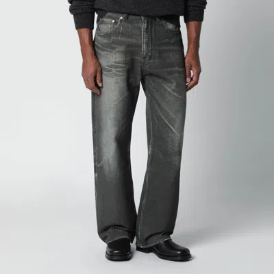 Our Legacy Jeans Trousers Aurora Print Belt Loops In Black