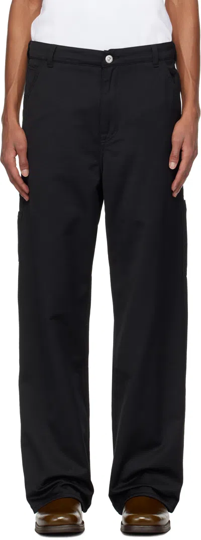 Our Legacy Black Joiner Trousers In Construction Black T