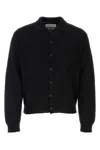 Our Legacy Black Knitted Cardigan In Black