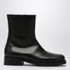 Our Legacy Smooth Leather Ankle Boots In Black