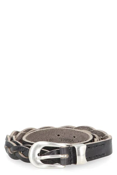 OUR LEGACY OUR LEGACY BLACK LEATHER BELT