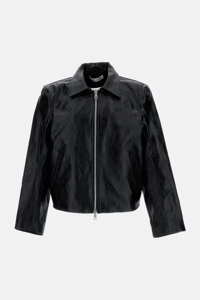 Our Legacy Mini Jacket Leather In Black