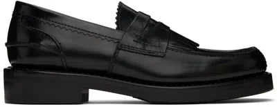 Our Legacy Black Leather Loafers