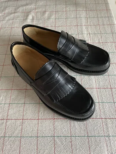 Pre-owned Our Legacy Black Leather Loafers