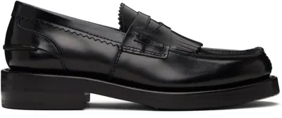 OUR LEGACY BLACK LEATHER LOAFERS