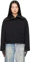 Our Legacy Black Marine Jacket In Static Black Papyrus