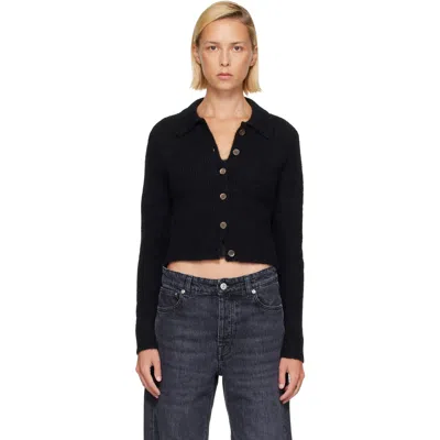 Our Legacy Black Mazzy Polo Cardigan