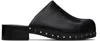 Our Legacy Naoto Clog Shoes In Black Supple