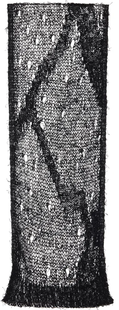 Our Legacy Black Net Scarf