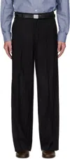 Our Legacy Black Virgin Wool Sailor Trousers In Black