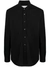 Our Legacy Black Silk Classic Collar Shirt In Black