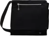 Our Legacy Black Slim Satchel Bag In Static Black Papyrus