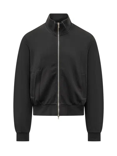 Our Legacy Black Solid Mock Collar Jacket