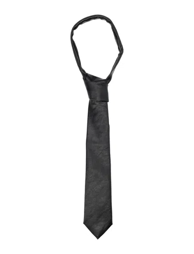 OUR LEGACY BLACK SOLID TIE