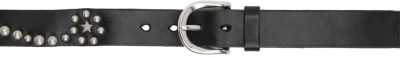 Our Legacy Black Star Fall Belt In Black Bridle