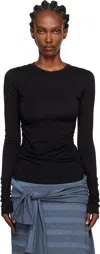 Our Legacy Black Strain Slim Longsleeve T-shirt In Black