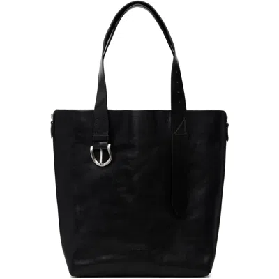 Our Legacy Black Throttle Tote In Tire Black Forever C